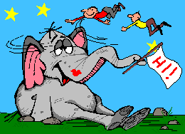 Gif anime elephant anniversaire