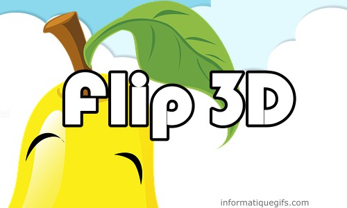 flip 3D image