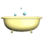 Une baignoire avec des bulles