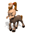 Gif centaure soldat 3D
