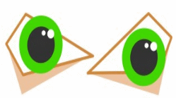 Des yeux vert