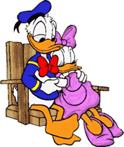 Clipart Donald avec sa copine