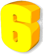 Gifs nombre 6 en jaune