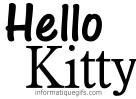 texte hello kitty