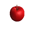 pomme rouge gif anime fruit