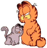 Gifs Garfield le chat 3D