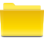 Icone dossier jaune