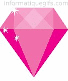 gif bijou diamant rose