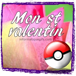 fleur avec mon st valentin et pokemon go