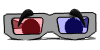Gif lunette 3D cinéma