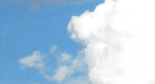 Gif anime nuage