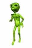 image extra terrestre vert gif alien