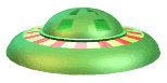 Gifs soucoupe volante verte