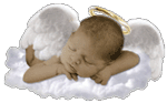 Gif angelot bebe ange qui dort au paradis