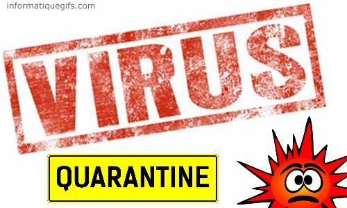 virus en quarantaine