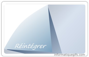 Réintégrer sur une feuille blanche