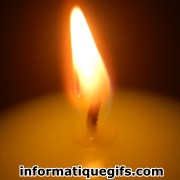 photo candle avec flamme