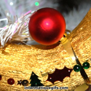 Photo couronne de noel