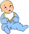 Gif animé bébé qui pleure toute ses larmes