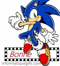 Gif anime Sonic
