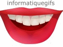 Une bouche avec des dents