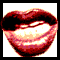 Gifs lèvre avec bouche et dent blanche