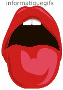 Une bouche qui leche