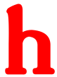 Clipart lettre h minuscule
