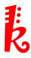 Design lettre K minuscule