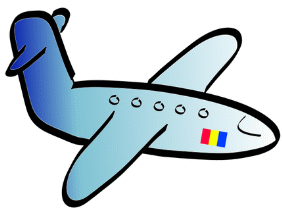 clipart avion fond transparent