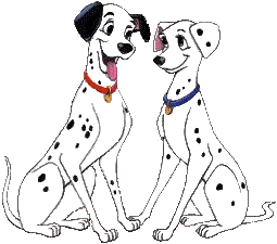 Pere et mere dalmatien