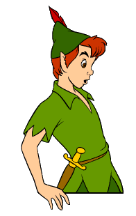 Peter Pan avec son epee