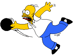 Homer joue au bowling