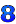 nombre 8 bleu