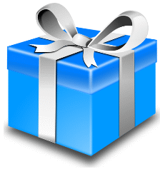 clipart cadeau avec noeud