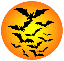 clipart chauves souris halloween