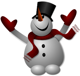 Clipart bonhomme de neige