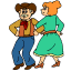 image couple qui danse