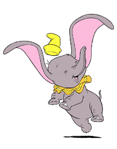 image de dumbo qui vole