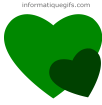 illustration coeur vert