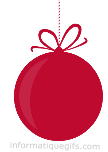 image boule rouge de noel