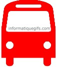 Dessin tram rouge