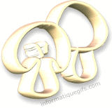 clipart nourriture image mushroom blanc 3D