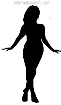 Dessin femme sur la piste