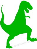 gros dinosaure vert