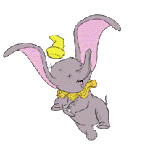 Gif anime Dumbo elephant