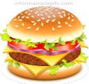 Image hamburger sandwich