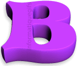 Clipart B letter