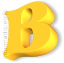 Image B lettre alphabet