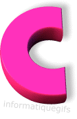 clipart C letter